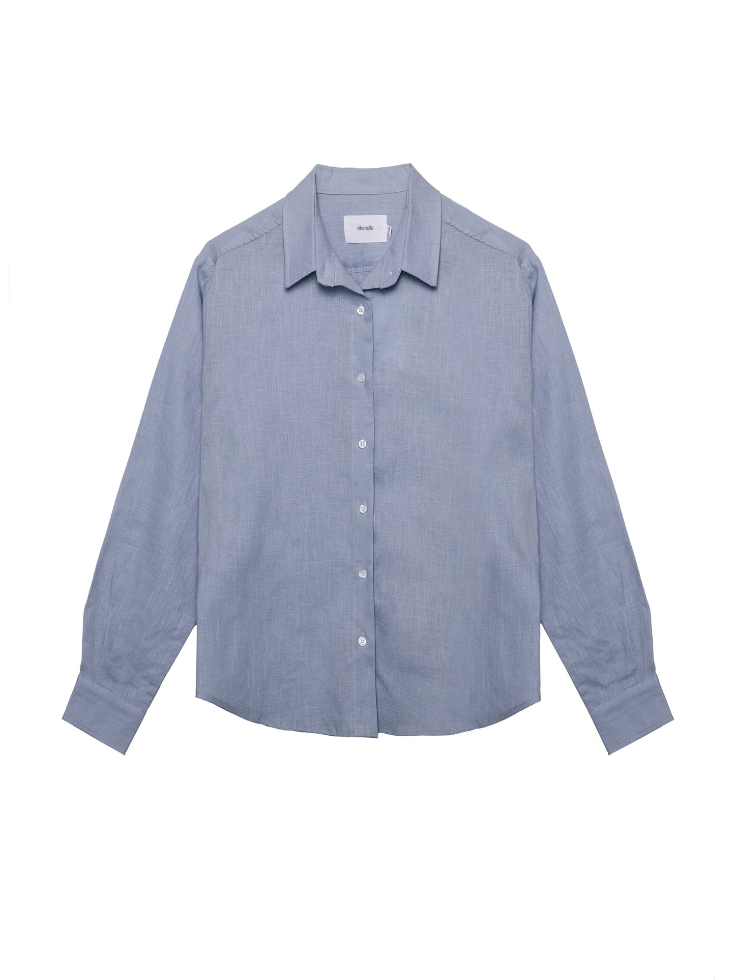 Loose linen shirt - Blue