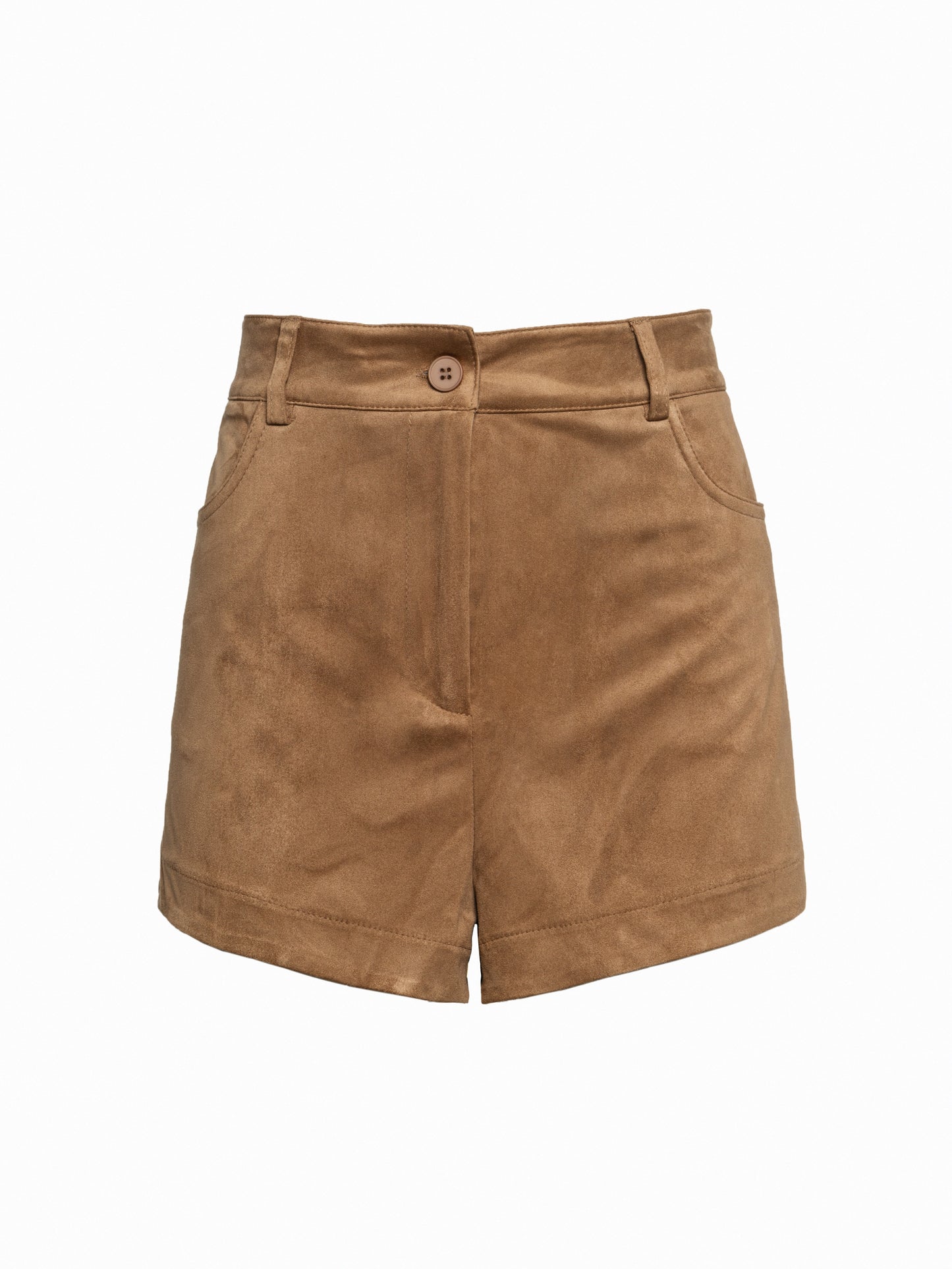faux suede shorts