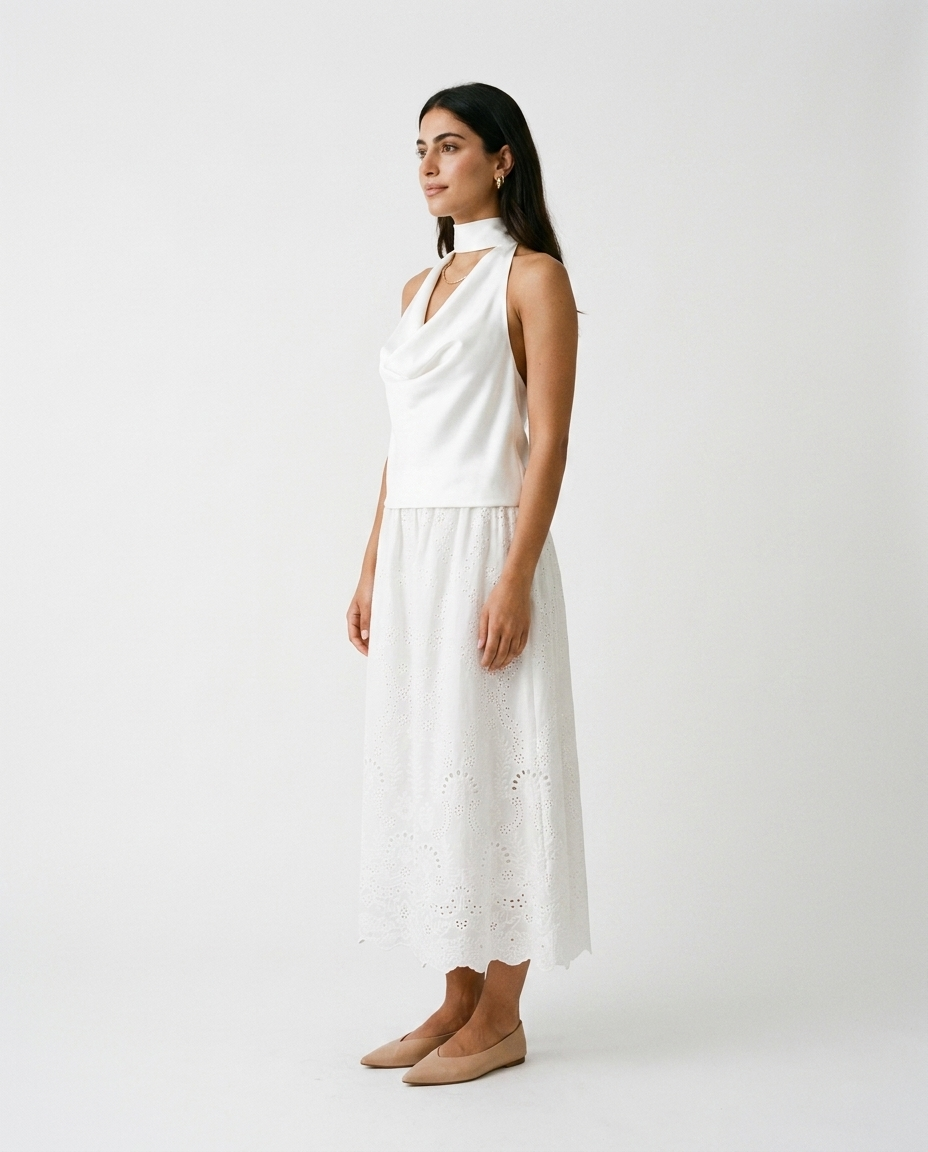 lace skirt éternelle - profile