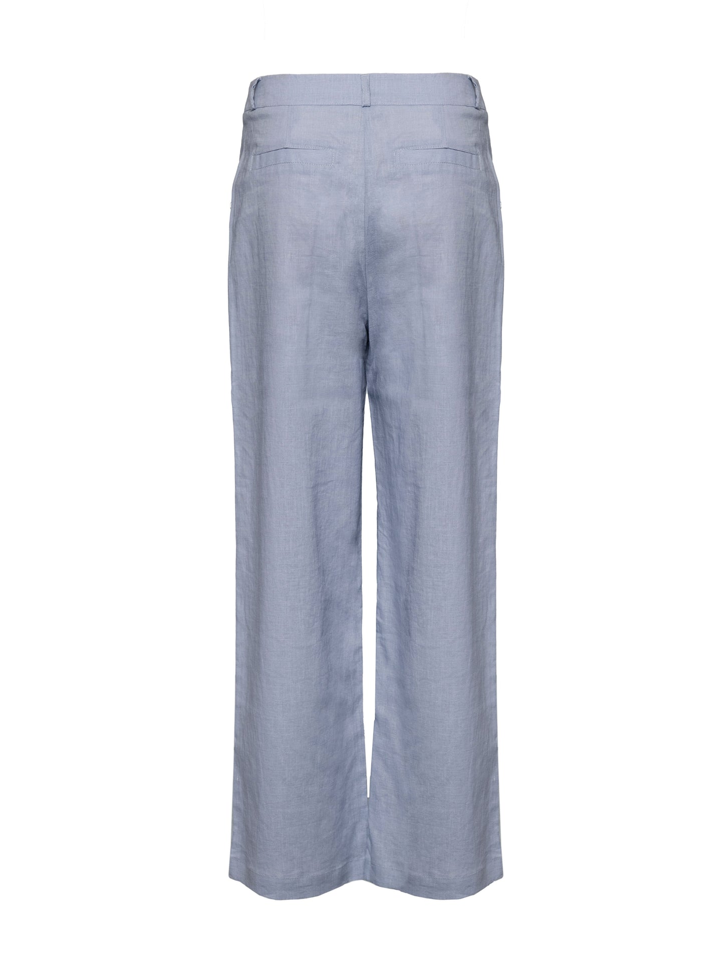 Loose linen Pants - Blue