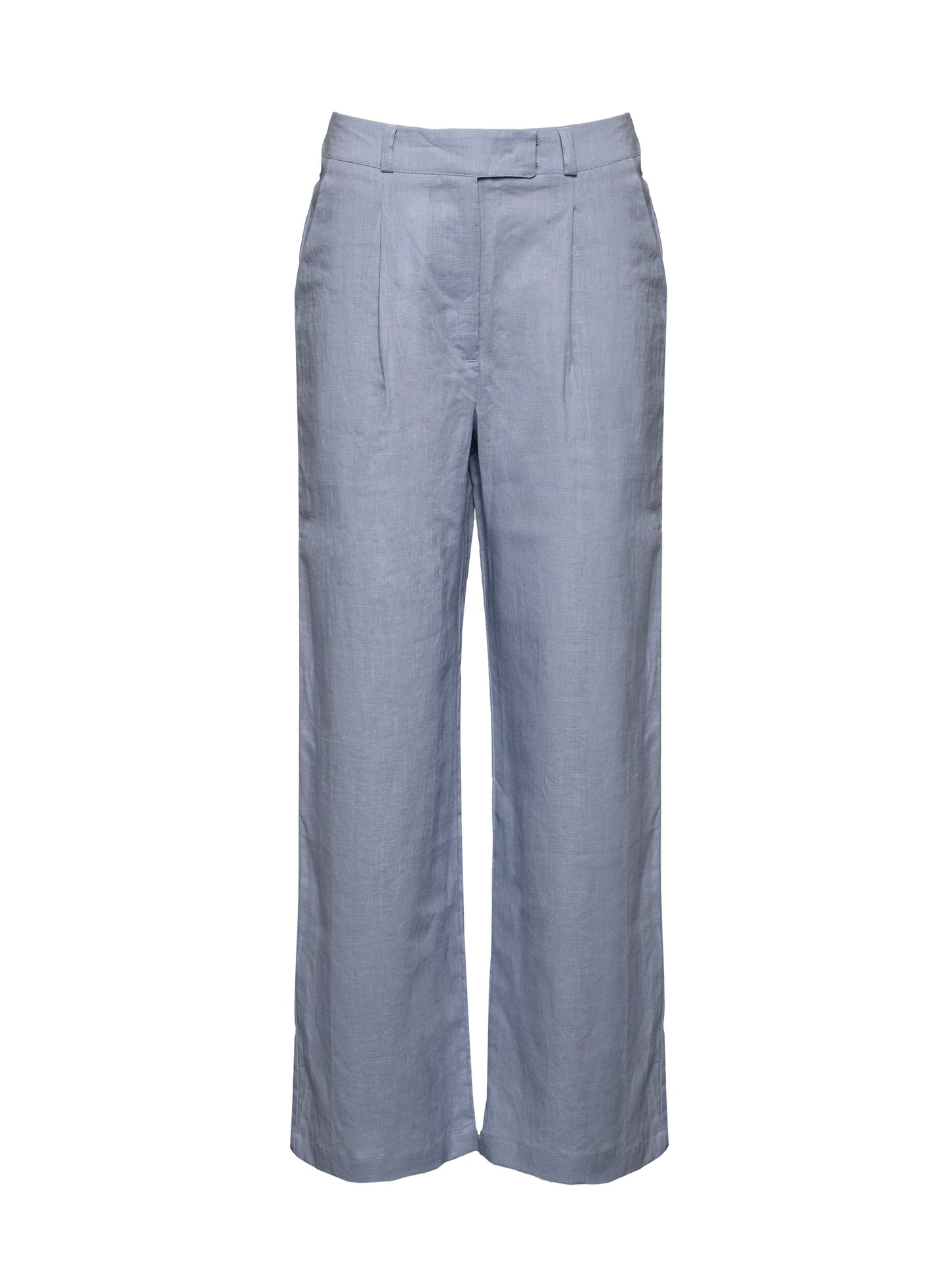 Loose linen Pants - Blue