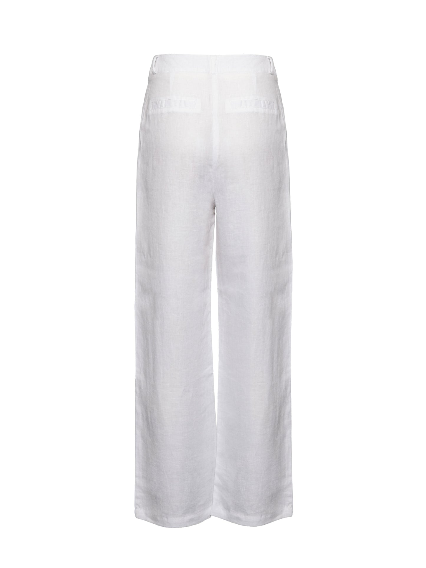 Loose linen Pants - White