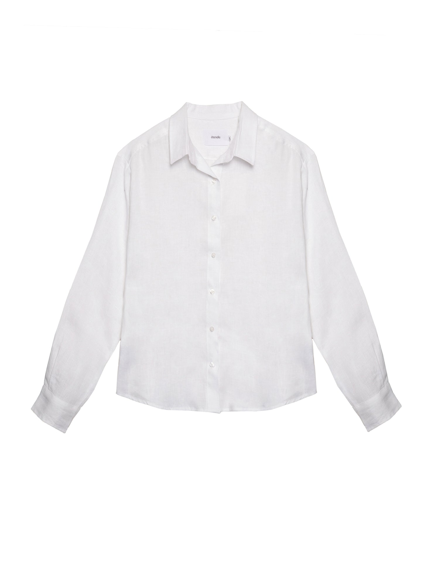 Loose linen shirt - White