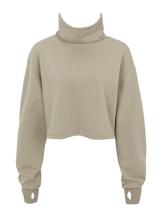 cropped golf sweater