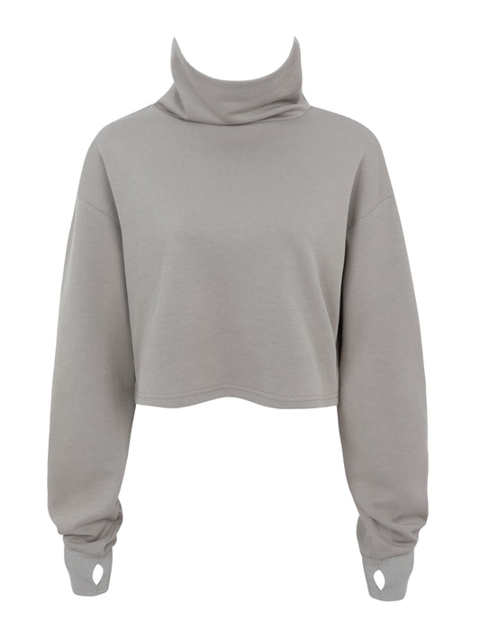 cropped golf sweater