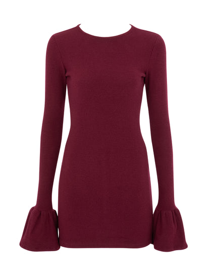 open back mini dress