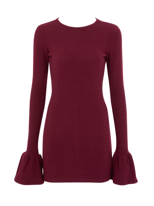 open back mini dress