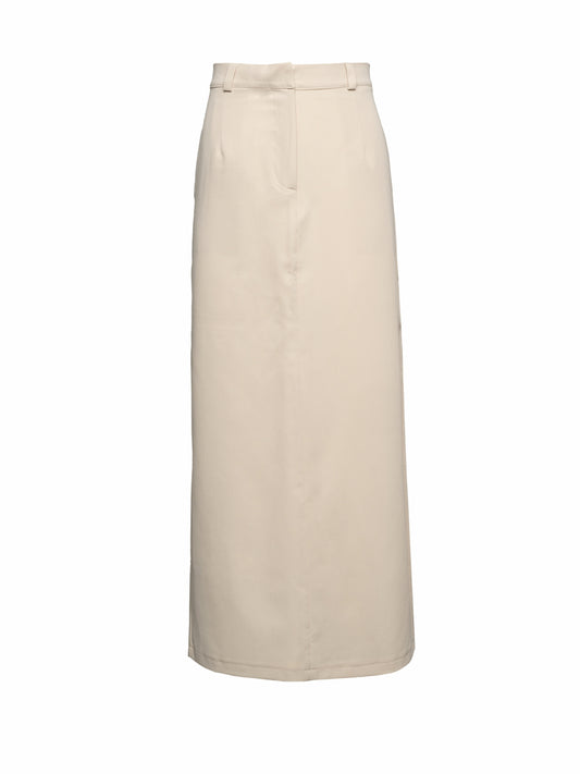 Tailored maxi skirt