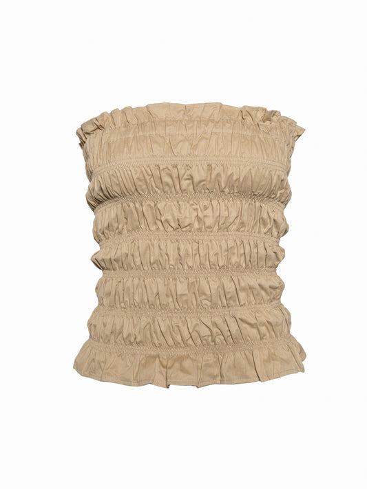 Strapless top