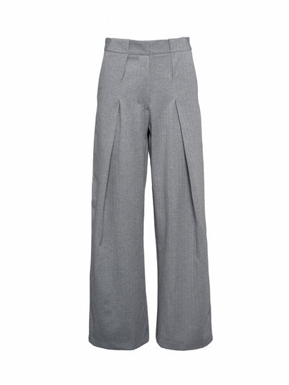 wide leg tailored pants