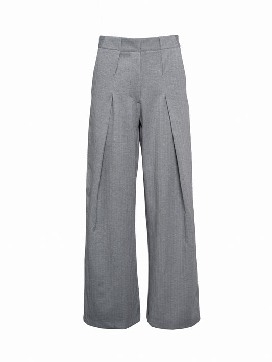 wide leg tailored pants