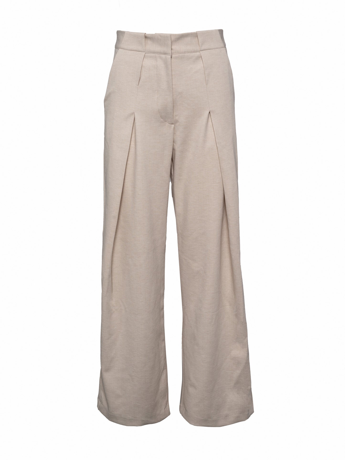 wide leg tailored pants