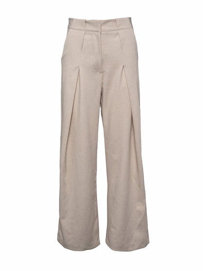 wide leg tailored pants