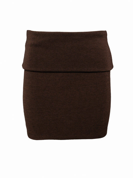 knit mini skirt