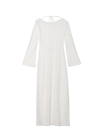 Lace beach dress