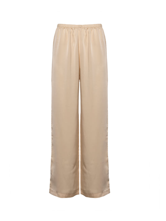 satin flow pants