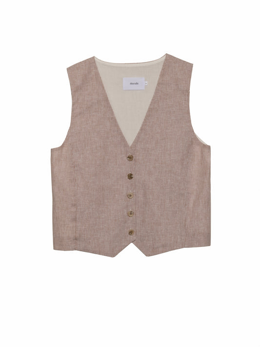 Linen vest
