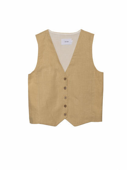 Linen vest