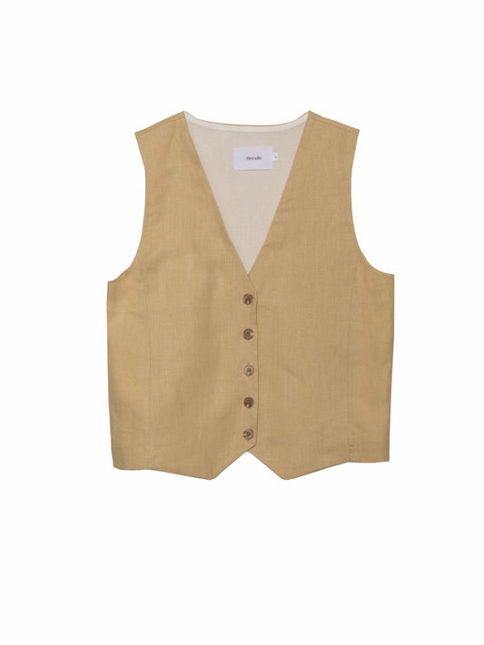 Linen vest