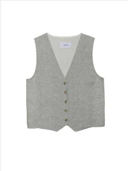 Linen vest