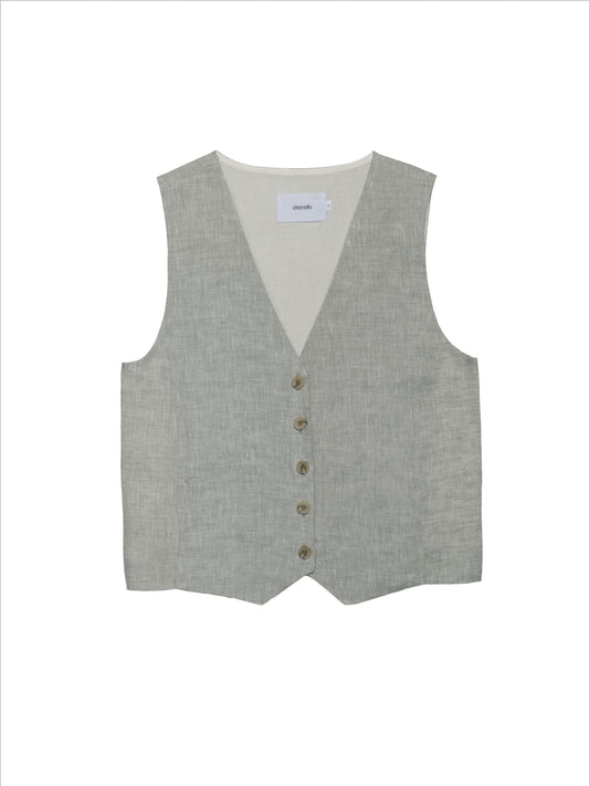 Linen vest