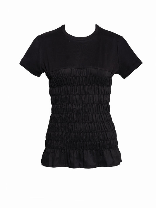 shirred top