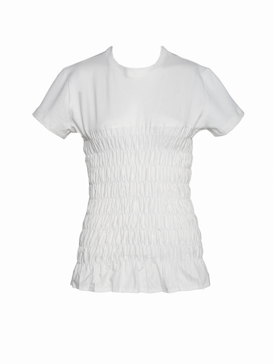 shirred top