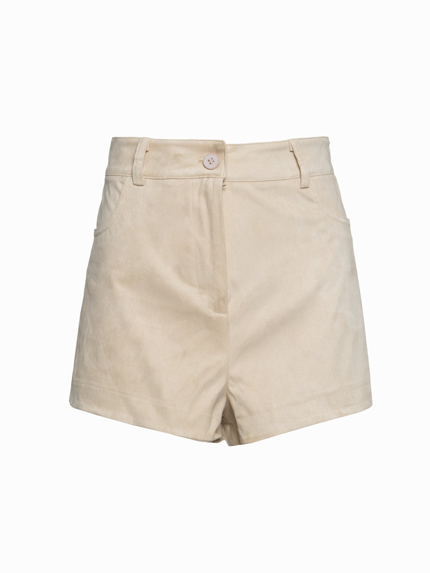 faux suede shorts