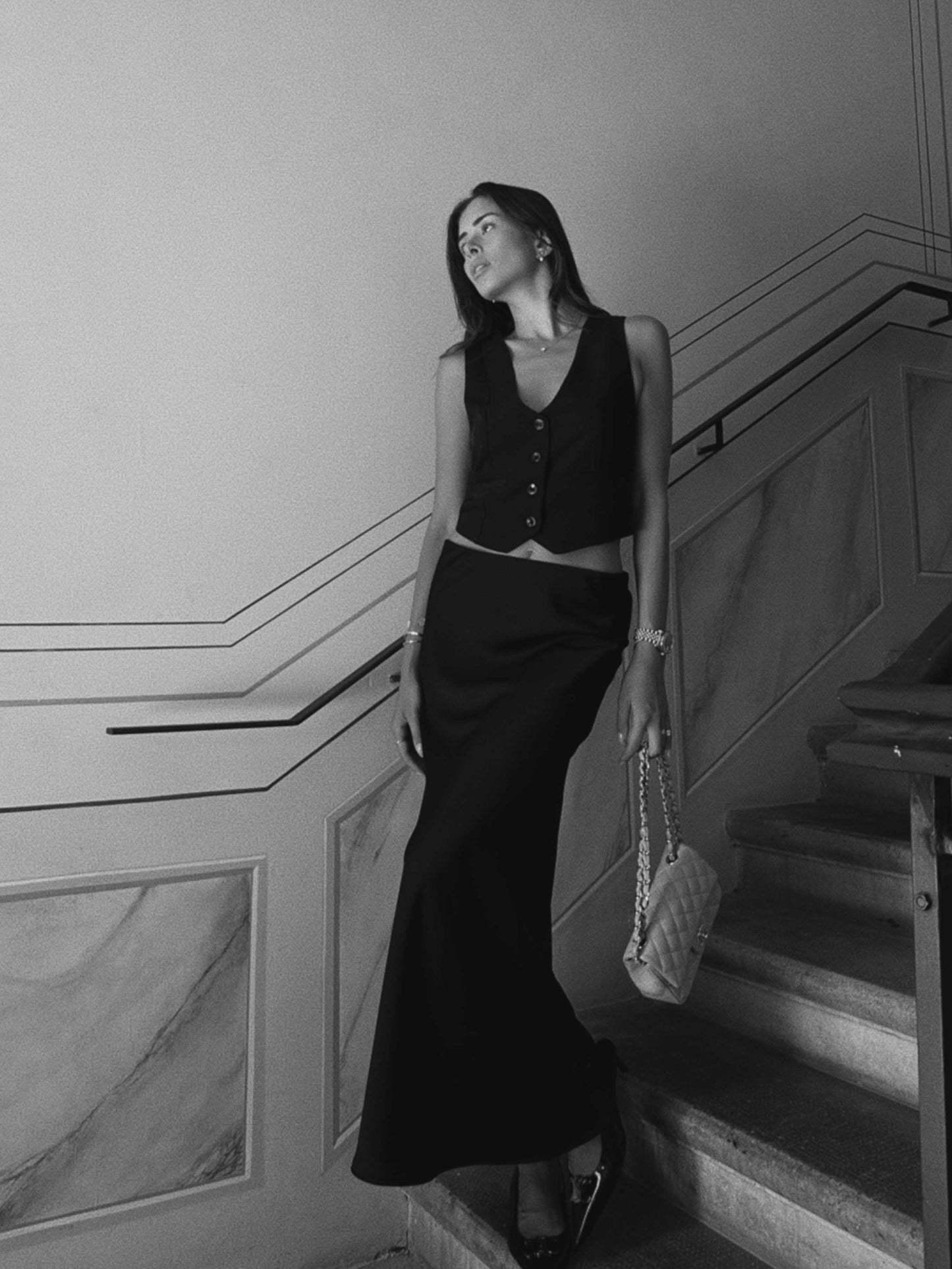 Monaco Skirt Black