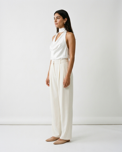 High waisted tailored pants éternelle - profile