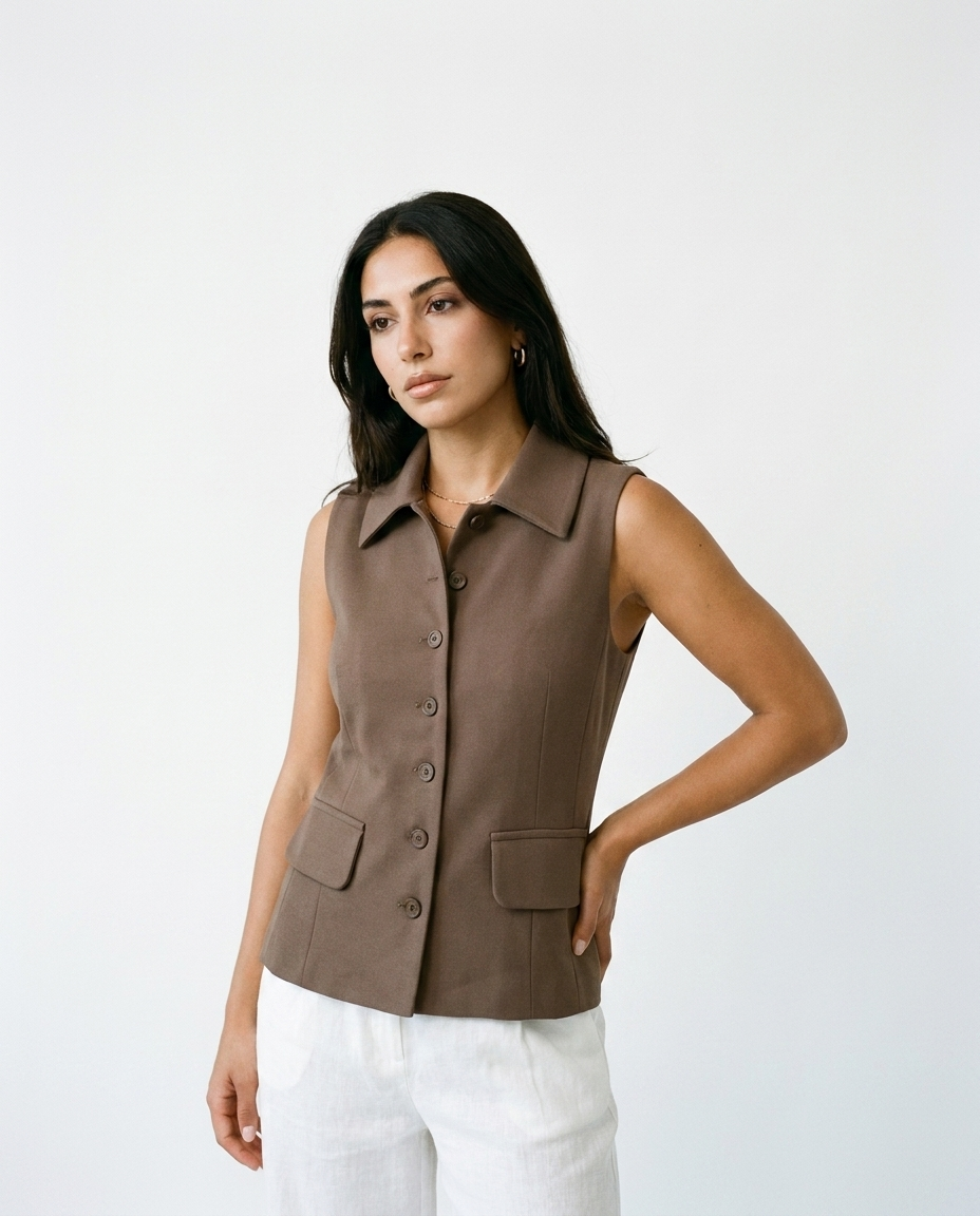 Classic vest éternelle - on model