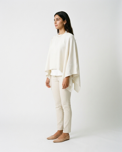 knit poncho éternelle - profile