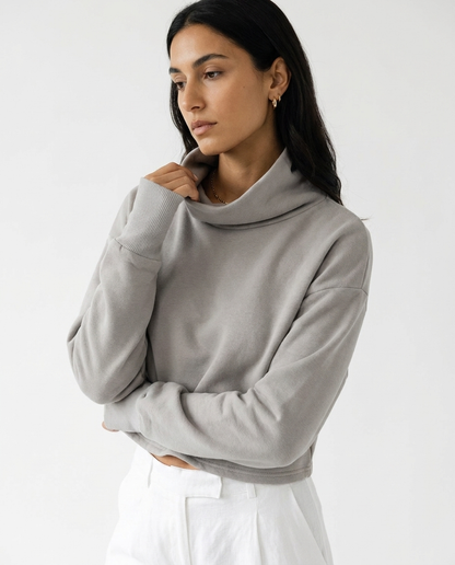 cropped golf sweater éternelle - detail