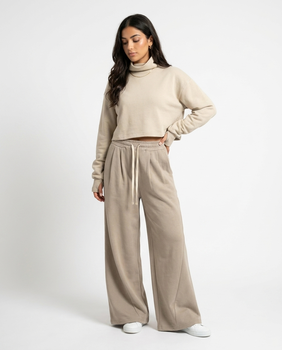 oversized sweatpants éternelle - on model