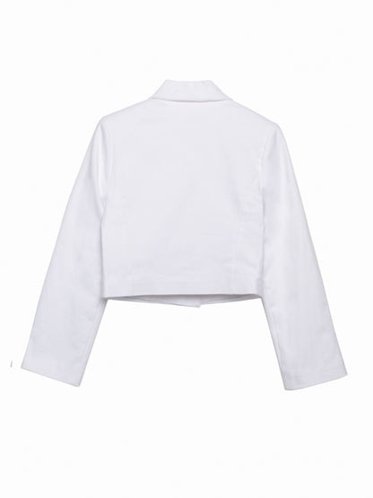 Jacket mid-rise White