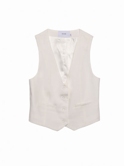 Tight Vest White