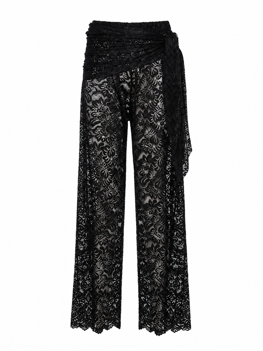 Side Tie Lace Pants