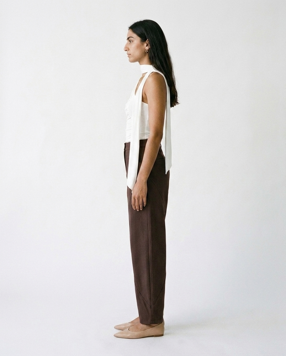 Tailored Barrel pants éternelle - profile