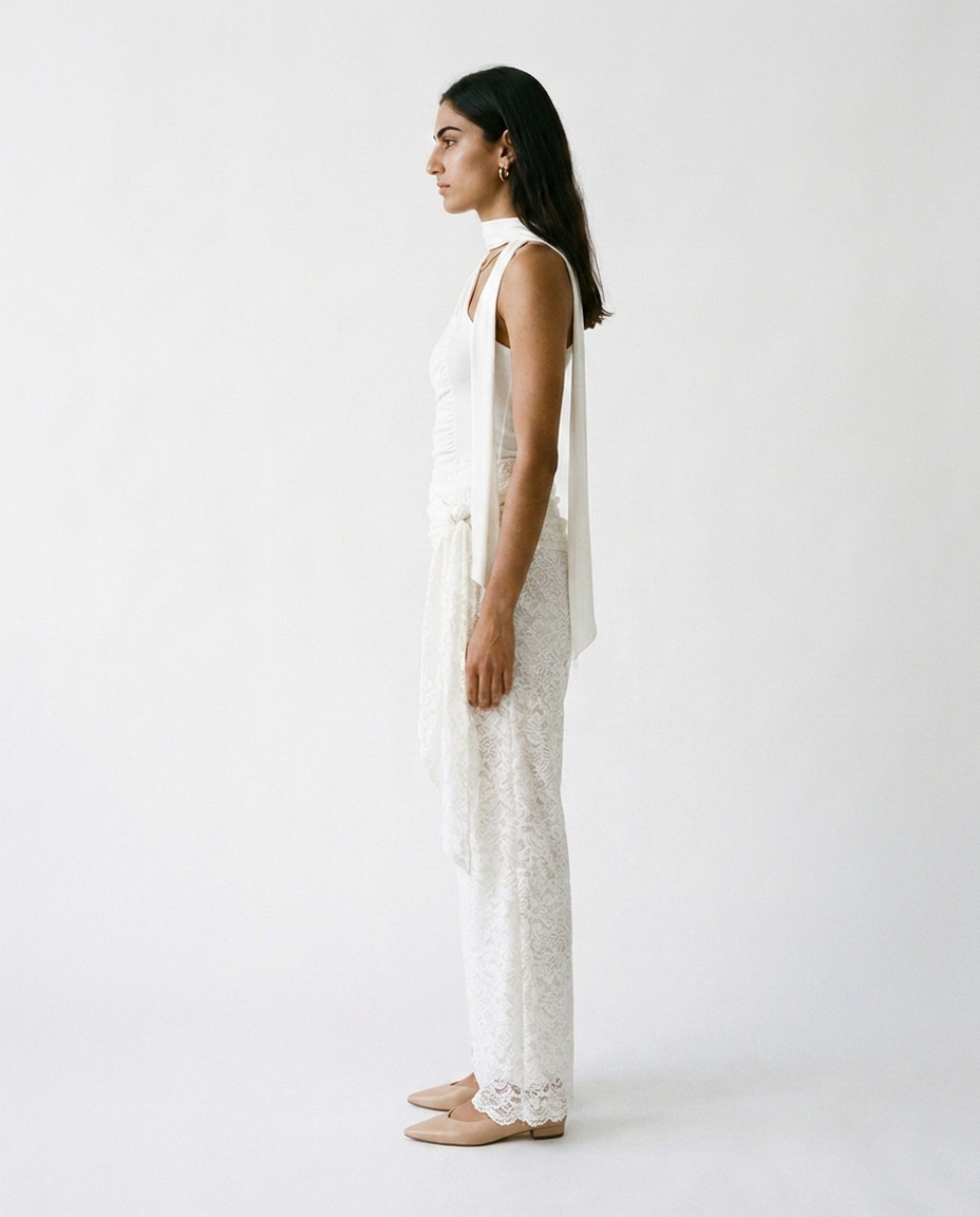 Side Tie Lace Pants éternelle - profile