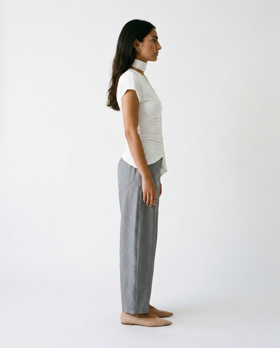 Tailored Barrel pants éternelle - profile