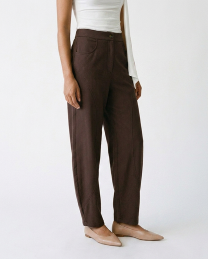 Tailored Barrel pants éternelle - detail