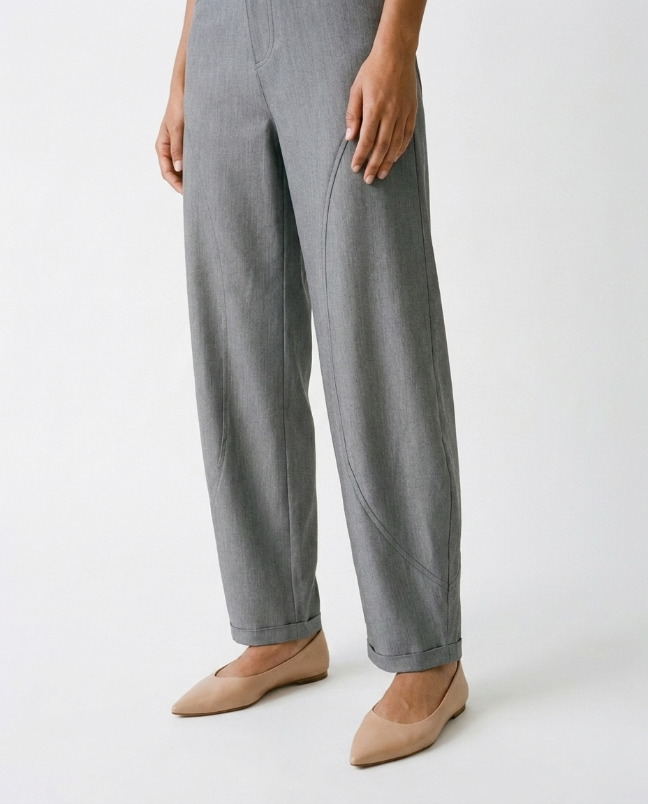 Tailored Barrel pants éternelle - detail