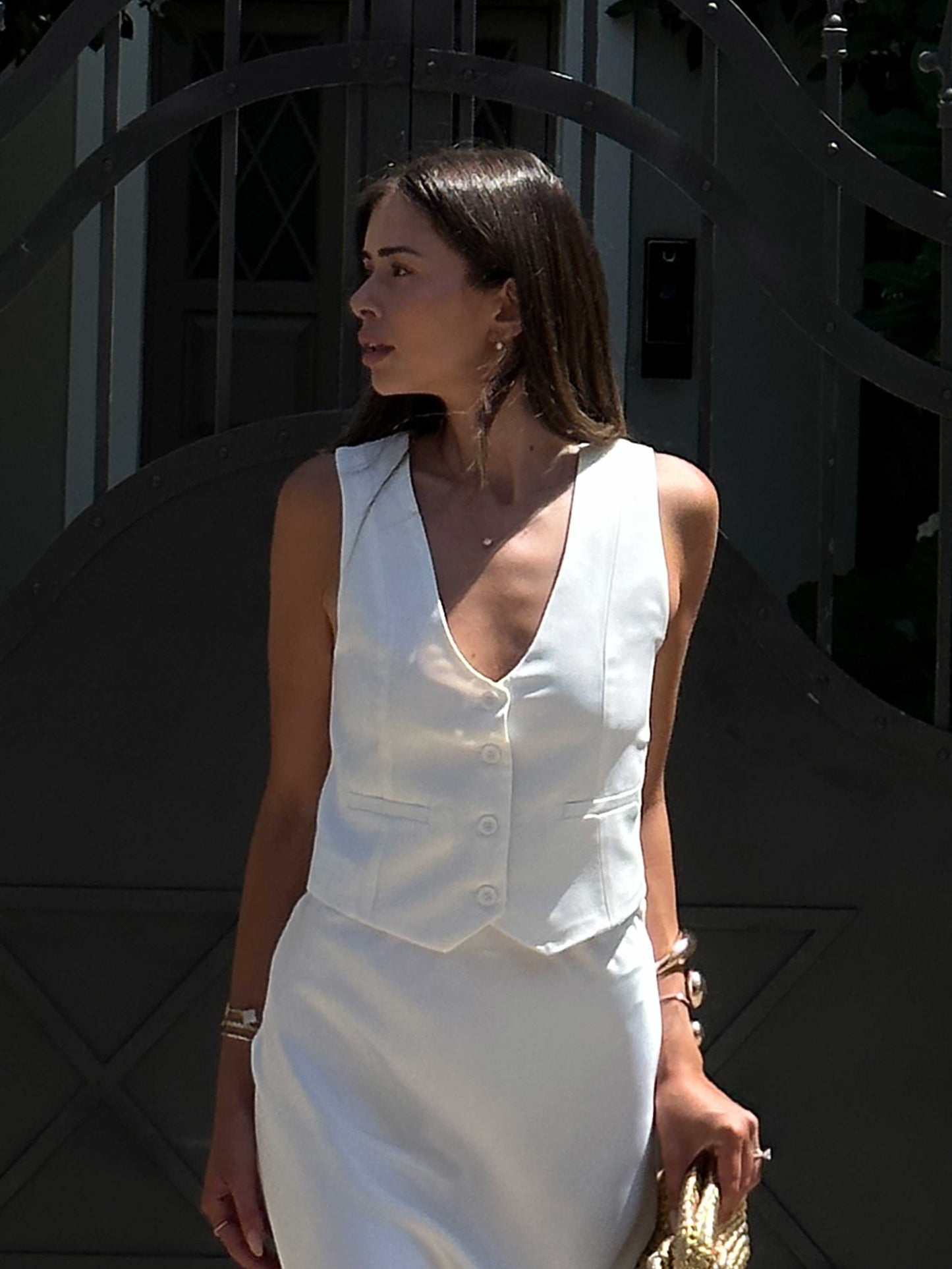 Tight Vest White